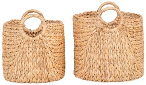 Set di cesti in giacinto d'acqua 2 pz ø 35x37 cm Passo – House Nordic