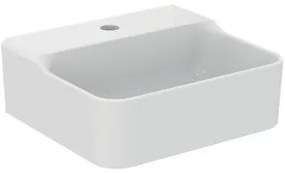 Ideal Standard Conca Lavamani sospeso o Appoggio 40x35 monoforo Senza Troppo Pieno Bianco