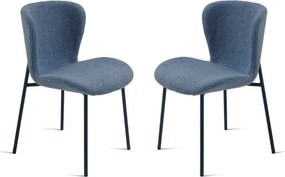 Sedia imbottita in tessuto soggiorno Ottanio ABRAM 2 sedie