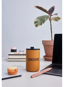 Tazza da viaggio Mustard , 350 ml Sunshine - Design Letters