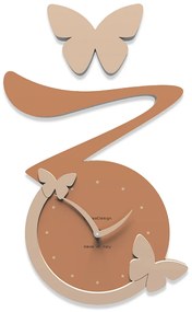 Calleadesign Orologio Farfalla color abbronzato