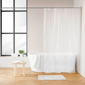 Tenda per doccia 180x200 cm Cube – douceur d'intérieur