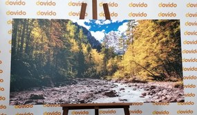 Quadro su tela – Paesaggio montano pittoresco