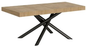 Tavolo allungabile Famas Premium con telaio in diverse finiture, quercia natura / 140/400 cm