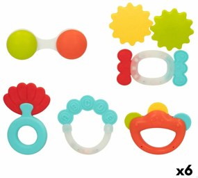 Set di sonagli Colorbaby 6 Pezzi 12,5 x 1,5 x 6,5 cm (6 Unità)