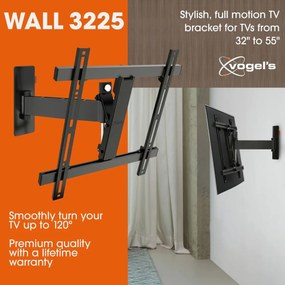 Supporto TV Vogel's WALL3225 NEGRO