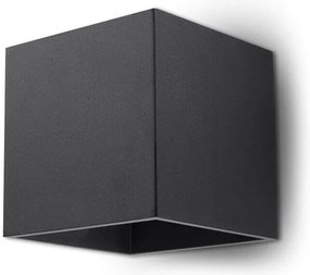 Applique da Parete in Alluminio  QUAD 1 G9 Nera da Interno