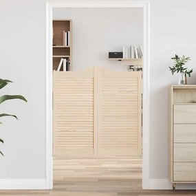 Porte A Battente 2-paio Design Lamelle 100x100 Cm Legno Di Pino /
