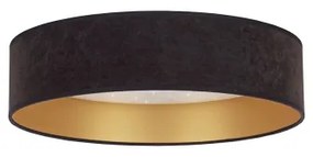 Brilagi - Plafoniera LED VELVET STAR LED/24W/230V d. 40 cm  nero/oro