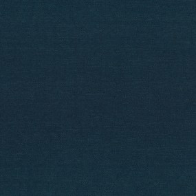Noel letto minimal scandinavo con piedi in mogano e tessuto fiammato impermeabile T19 blu