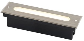 Faretto da terra moderno in acciaio 30 cm con LED IP65 - Eline