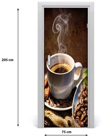 Rivestimento Per Porta tazza di caff? 75x205 cm