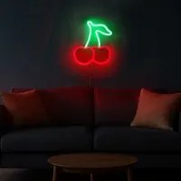 Insegna neon Ciliegie da parete usb
