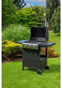 Fieldmann - Barbecue a gas 3 bruciatori nero