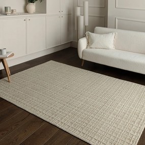 Tappeto crema tessuto a mano con lana 200x290 cm Thatch Sand - Asiatic Carpets