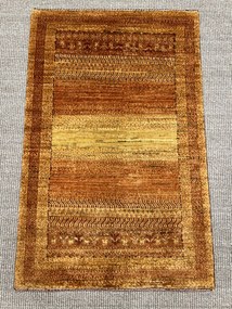 Loribaft Tappeto 70 x 100 Verde (Iran) Annodato A Mano