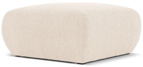 Sgabello in tessuto bouclé beige Molino - Micadoni Home