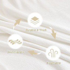 Copridivano bianco per divano a 4 posti Talo – Filumi