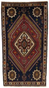Gabbeh Tappeto persiano 90x160 Rosso (Iran) Annodato A Mano