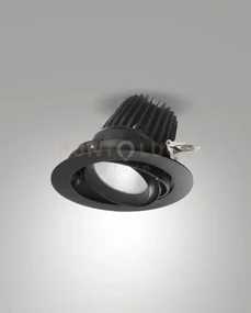 Rubens faretto per incasso 28w 4000k 2720lm  nero wrc 45° on/off