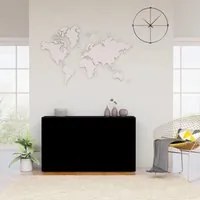 Credenza Nera 120x36x69 cm in Truciolato 801842