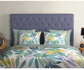 Set copripiumino e federa verde in cotone per letto singolo 140x200 cm Marcus – Good Morning