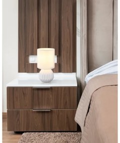 Globo 21730W - Lampada da tavolo SYLAS 1xE14/40W/230V bianco