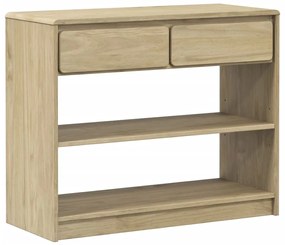Tavolo consolle sauda rovere 89,5x36,5x73cm legno massello pino
