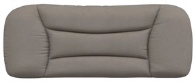 Cuscino testiera tortora 100 cm in tessuto