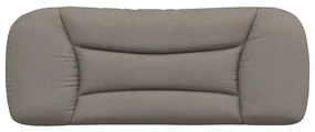 Cuscino testiera tortora 100 cm in tessuto