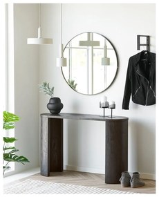 Vaso nero in vetro (altezza totale 20 cm) Vera – House Nordic