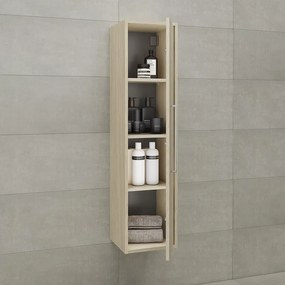 Colonna per mobile bagno Argo RANDAL 1 anta P 32 x L 30 x H 116 cm effetto legno chiaro truciolare