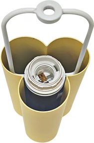 Nordlux - Lampada da tavolo SANDRO 1xE27/15W/230V gialla