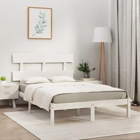 Giroletto Bianco İn Legno Massello 180x200 Cm Super King /