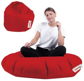 Poltrona sacco rossa 100x20xX65 cm