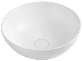 Lavabo da appoggio a ciotola 38,5 cm bianco lucido in ceramica Espeon