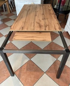 Tavolo da pranzo allungabile moderno  140 x 80