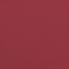 Cuscini per Sedie 2 pz Rosso Vino 120x50x3 cm in Tessuto