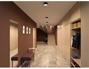 LED2 - Faretto LED ZETA ON LED/8W/230V 3000/3500/4000K Ø 9 cm nero