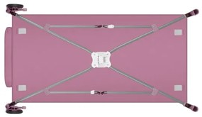 Lionelo - Lettino da viaggio STEFI PLUS Rosa Magnolia