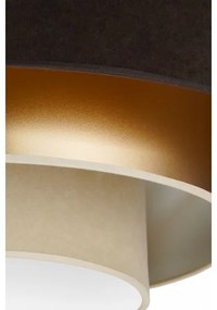 Duolla - Plafoniera LED LUNETA LED/26W/230V diametro 60 cm 4000K marrone/oro