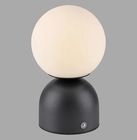 Schöner Wohnen 19218-18 - Lampada da tavolo LED dimmerabile RUDI LED/1,2W/5V nera