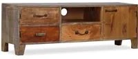 Mobile Porta TV in Legno di Acacia Stile Vintage 118x30x40 cm 244967