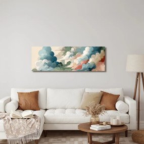 Quadro su tela – Cielo astratto pieno di forme e colori