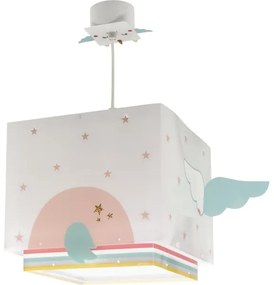 Dalber 64592 - Lampadario per bambini LITTLE UNICORN 1xE27/15W/230V