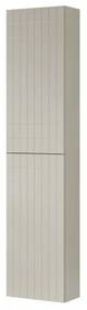 Colonna per mobile bagno Pixel 2 ante P 27 x L 30 x H 160 cm laccato opaco grigio pastello