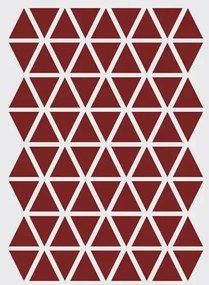 Ferm Living Adesivo murale Mini Triangle - Rot