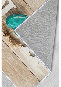 Runner marrone chiaro lavabile 80x200 cm Home - Oyo Concept