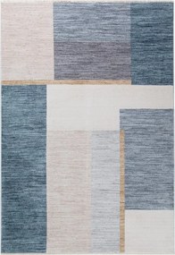 Tappeto Taormina in poliestere, L 240 x L 160 cm, blu