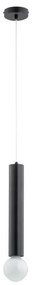 Lampadario a sospensione con filo TWISTER 1xE27/60W/230V nero